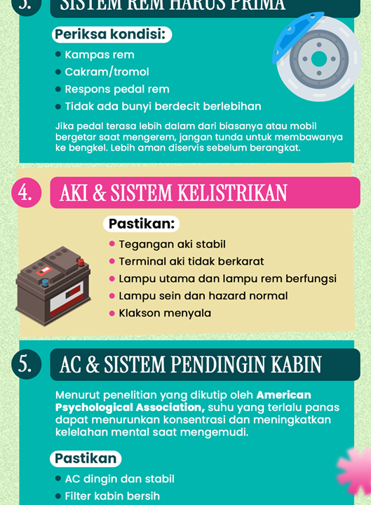 Checklist Servis Mobil Sebelum Mudik: 10 Hal yang Wajib Dicek